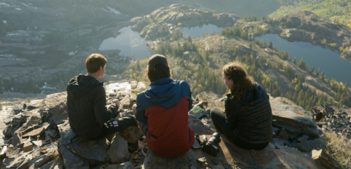camping with friends